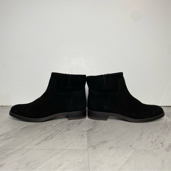 New! Franco Sarto Malina Black Suede Bootie 8M - Picture 7 of 15